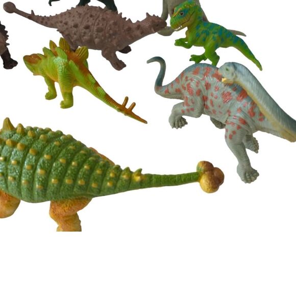 Dinosaurs Lot 14 Play Hard Plastic Vintage to Now Dinos Some Geoworld Safari Ltd - Picture 10 of 16